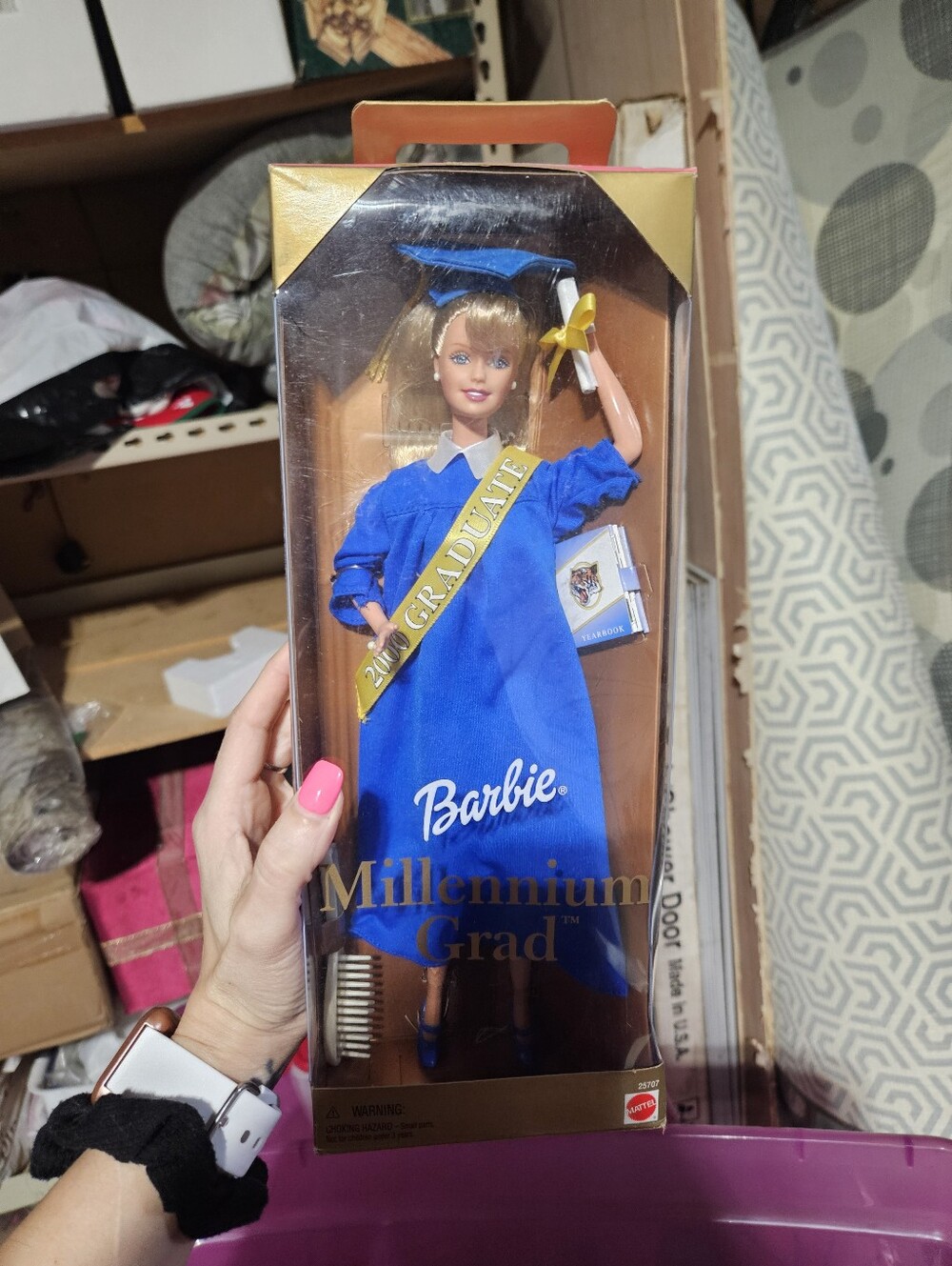 Barbie Blue Graduation Doll with Gold Sash